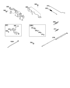 Part Location Diagram of 845511 Briggs and Stratton Bracket-Mounting